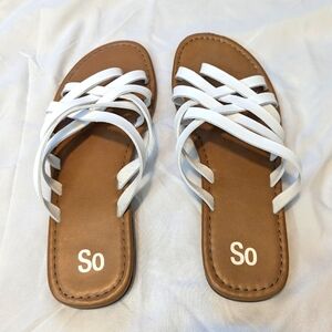 Size 9 White Sandals